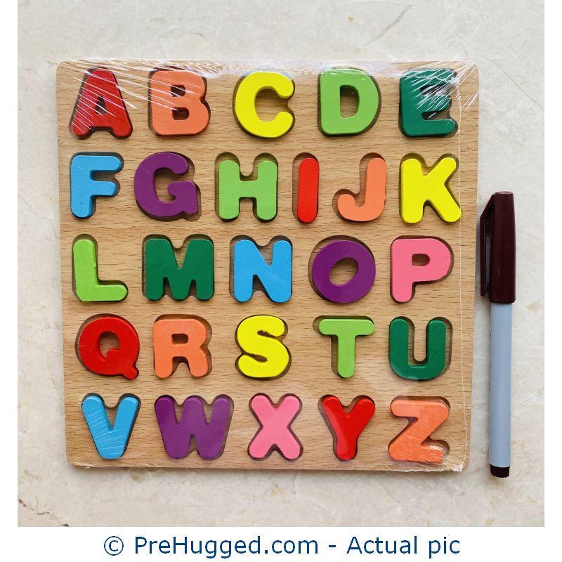 Wooden Alphabet Chunky Puzzle 2
