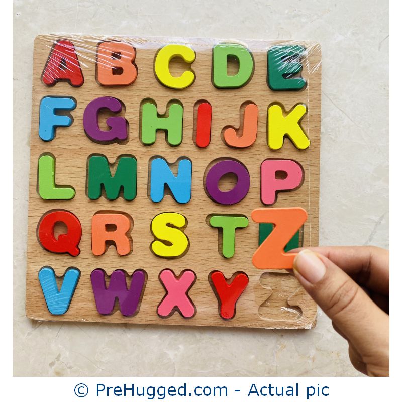 Wooden Alphabet Chunky Puzzle 3