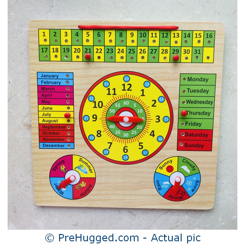 New Calendar Clock Toy for Kids