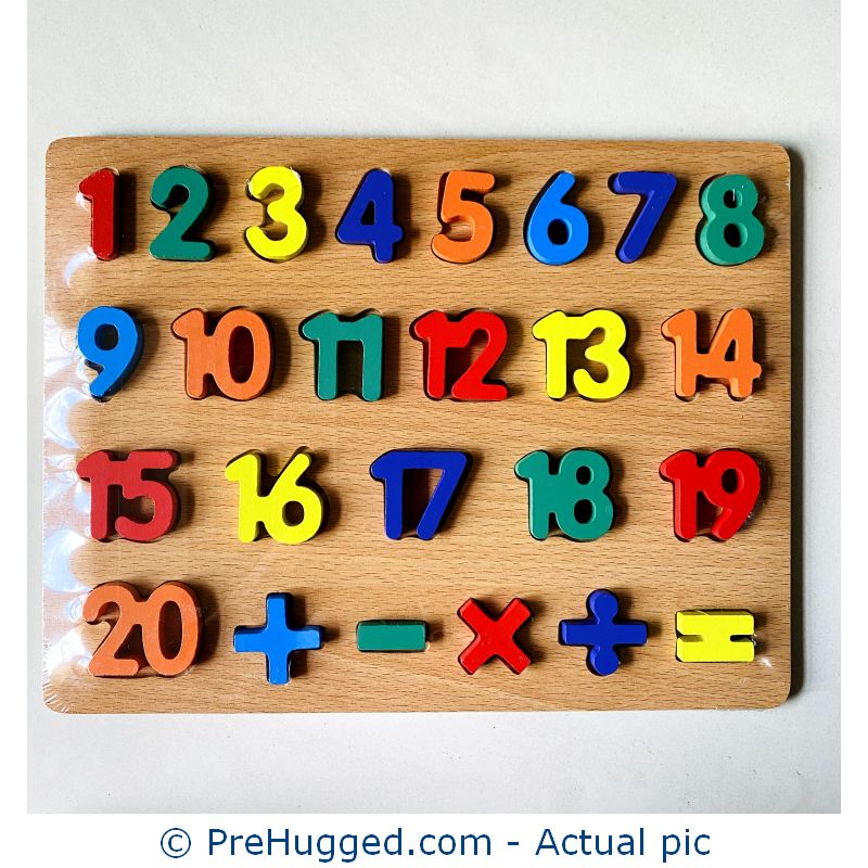 Wooden Chunky Puzzles – Numbers