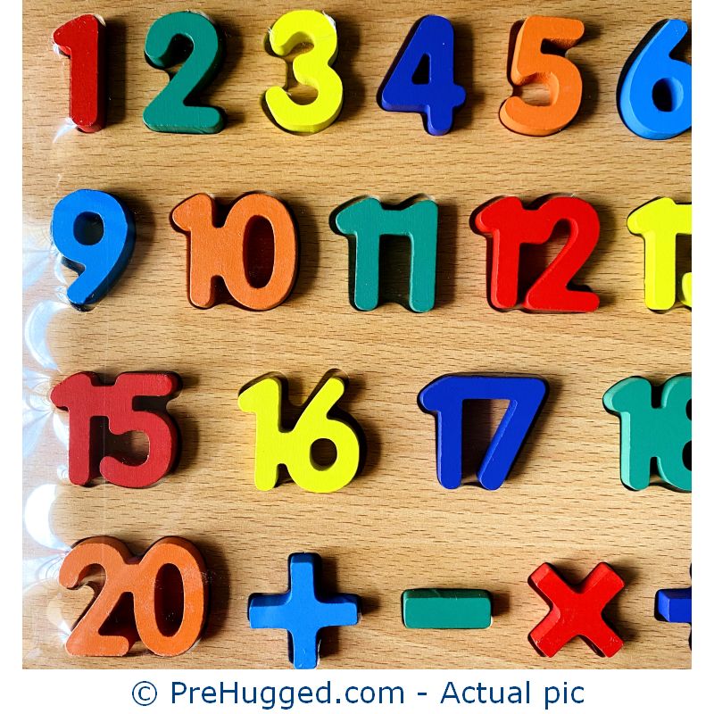 Wooden Chunky Puzzles – Numbers 3