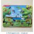 Wooden Insert Puzzle Tile - Reptiles