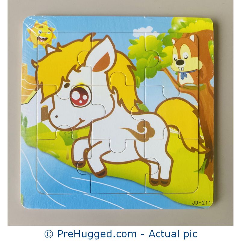 9 Pieces Wooden Jigsaw Puzzle – Pony