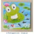 9 Pieces Wooden Jigsaw Puzzle - Frog