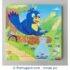 16 Pieces Wooden Jigsaw Puzzle - Crow