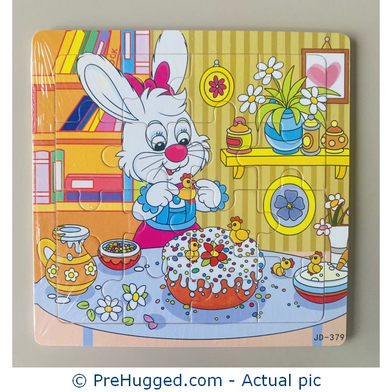 16 Pieces Wooden Jigsaw Puzzle – Rabbit