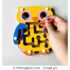 Magnetic Pen Maze Wooden Educational Toy - Owl