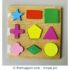 Wooden Geometric Seriation Puzzle Board - 3 layers
