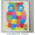 New Colourful Learning Educational Puzzle Board - Owl