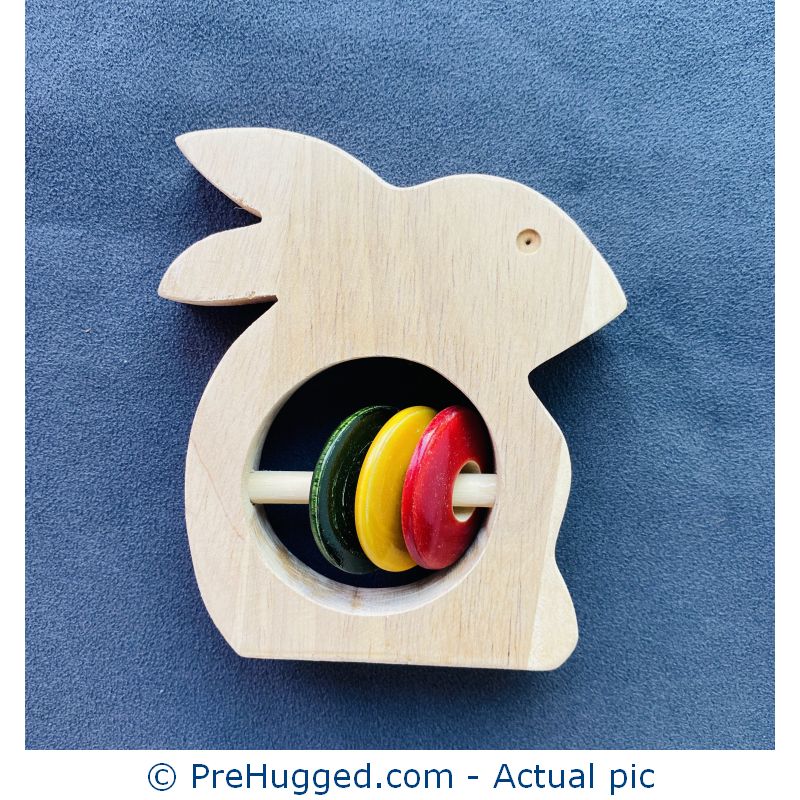 Wooden Rattle Teether 3
