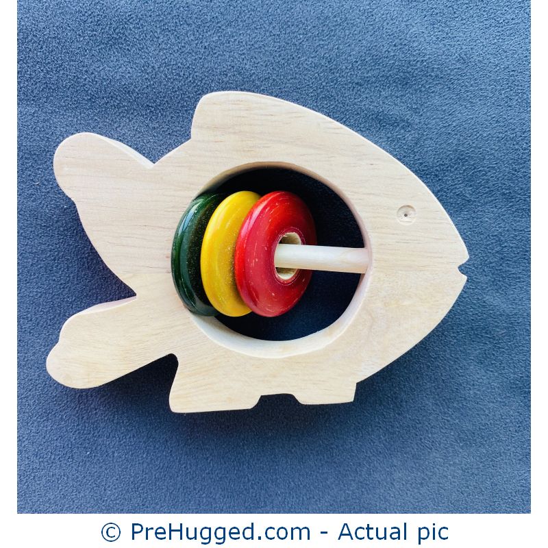 Wooden Rattle Teether 6
