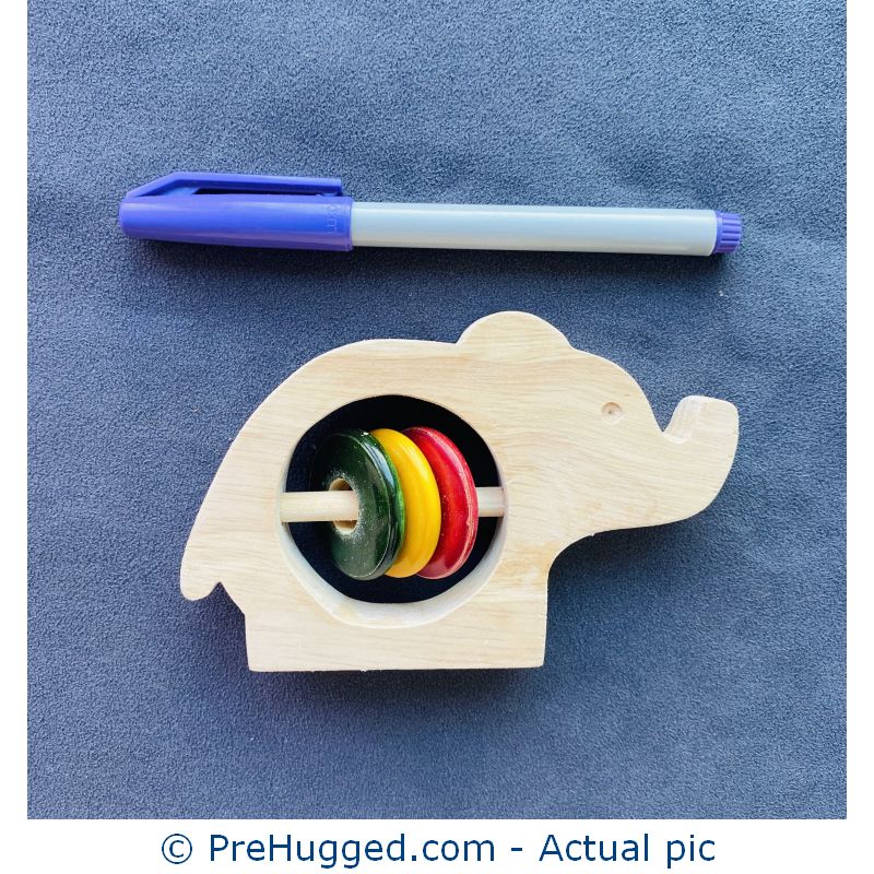 Wooden Rattle Teether 9