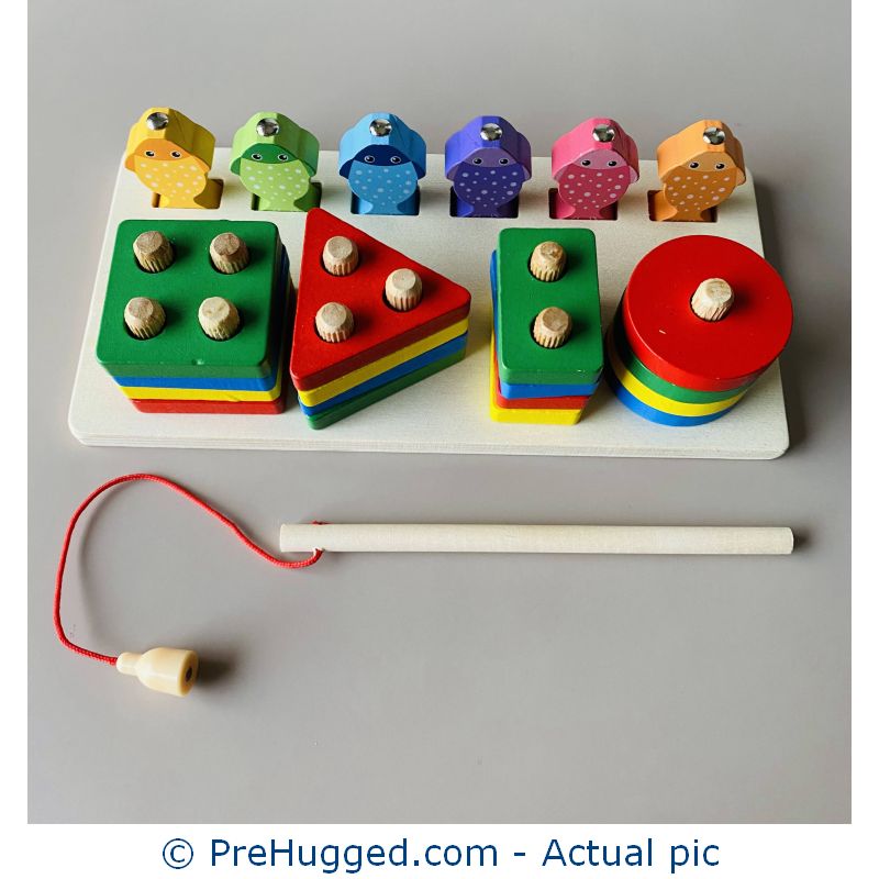 Wooden Shape Sorter with Fishing 1