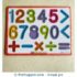 Wooden Tracing Board - Numbers