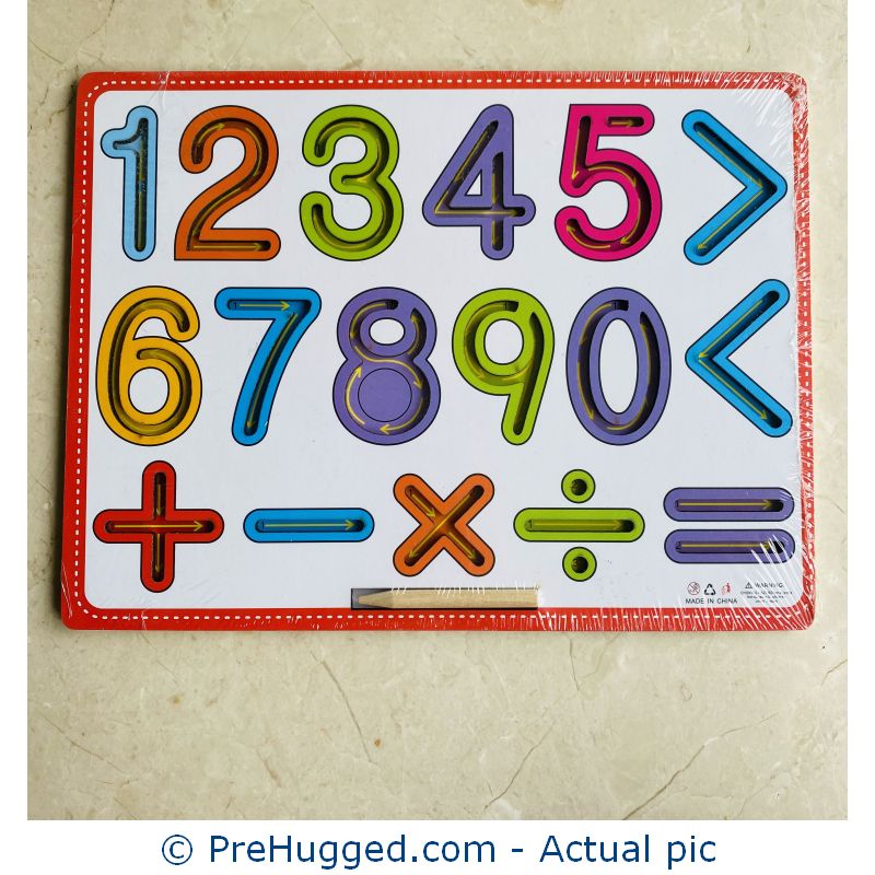 Wooden Tracing Board – Numbers